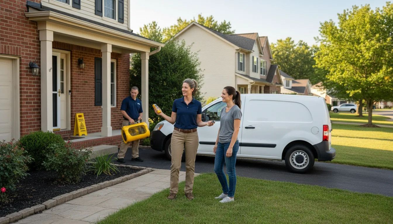 Residential water damage restoration in Olney Springs, CO